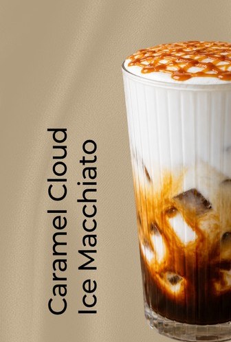NYRA Coffee Caramel Cloud Ice Macchiato